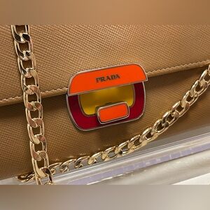 Prada Vintage Tan Leather wallet